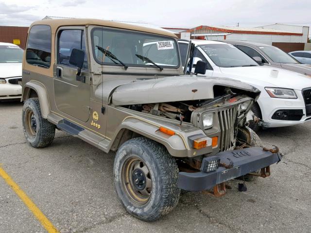 2J4FY49S1MJ103236 - 1991 JEEP WRANGLER / GREEN photo 1