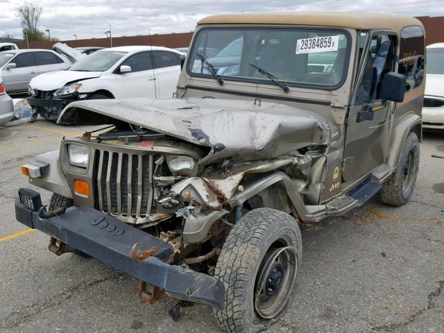 2J4FY49S1MJ103236 - 1991 JEEP WRANGLER / GREEN photo 2