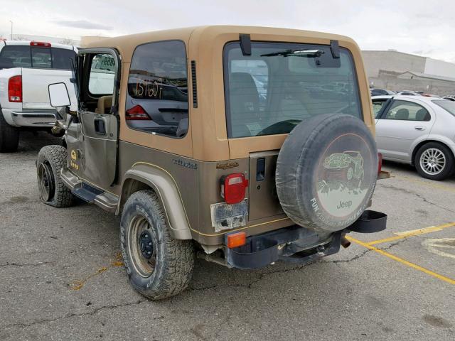 2J4FY49S1MJ103236 - 1991 JEEP WRANGLER / GREEN photo 3