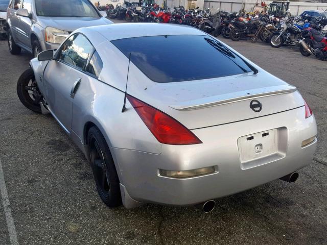 JN1AZ34D84M102981 - 2004 NISSAN 350Z COUPE SILVER photo 3