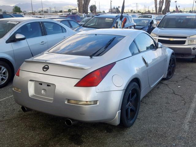 JN1AZ34D84M102981 - 2004 NISSAN 350Z COUPE SILVER photo 4