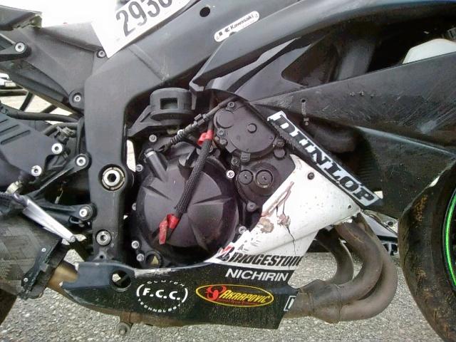 JKAZX4R139A013056 - 2009 KAWASAKI ZX600 R BLACK photo 7