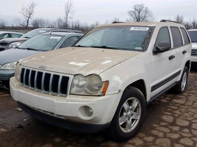 1J4GR48K16C240130 - 2006 JEEP GRAND CHER WHITE photo 2