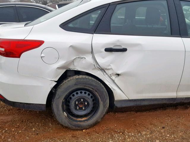 1FADP3E24JL246502 - 2018 FORD FOCUS S WHITE photo 9