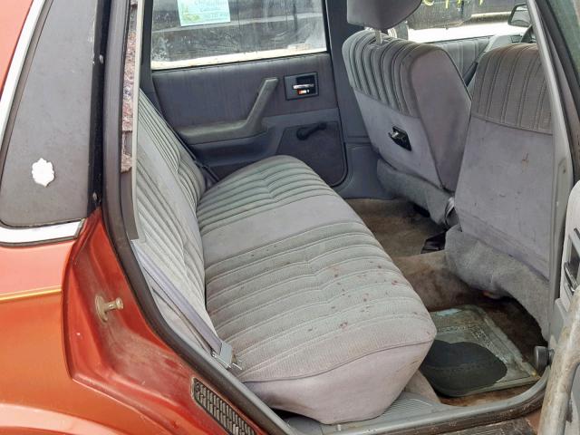 1G3AL54N9N6331498 - 1992 OLDSMOBILE CUTLASS CI RED photo 6