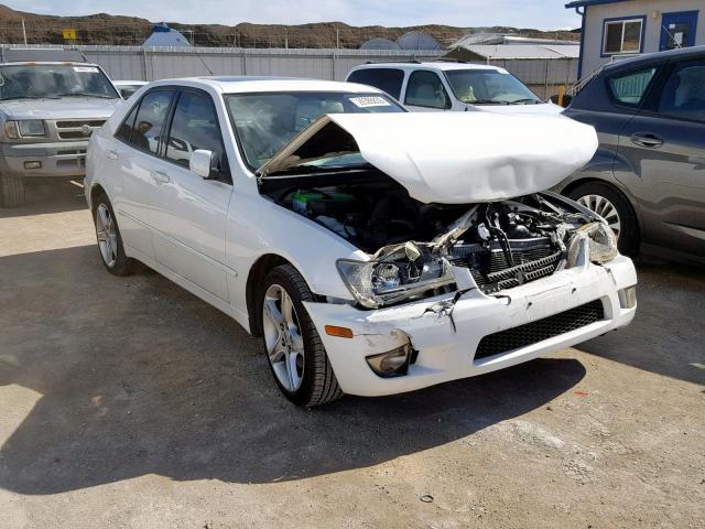 JTHBD192950097406 - 2005 LEXUS IS 300 WHITE photo 1