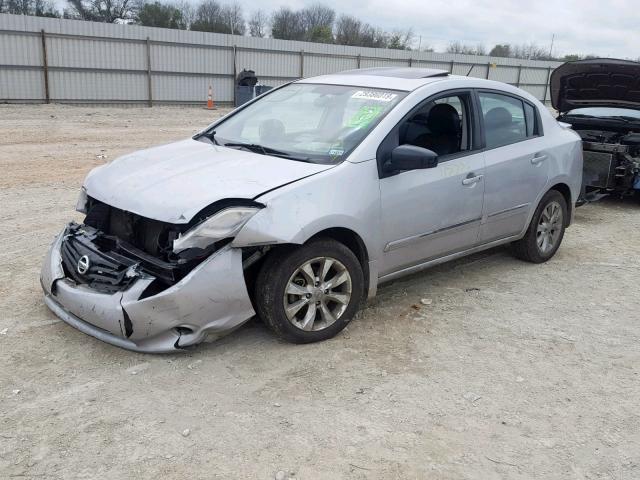 3N1AB6AP8CL695075 - 2012 NISSAN SENTRA 2.0 SILVER photo 2