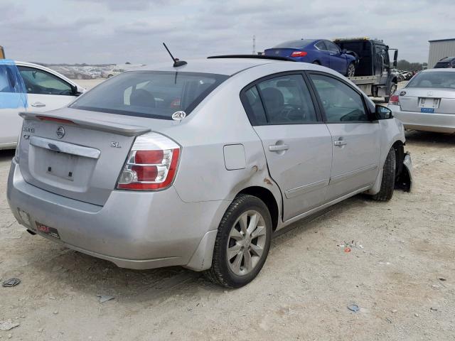 3N1AB6AP8CL695075 - 2012 NISSAN SENTRA 2.0 SILVER photo 4