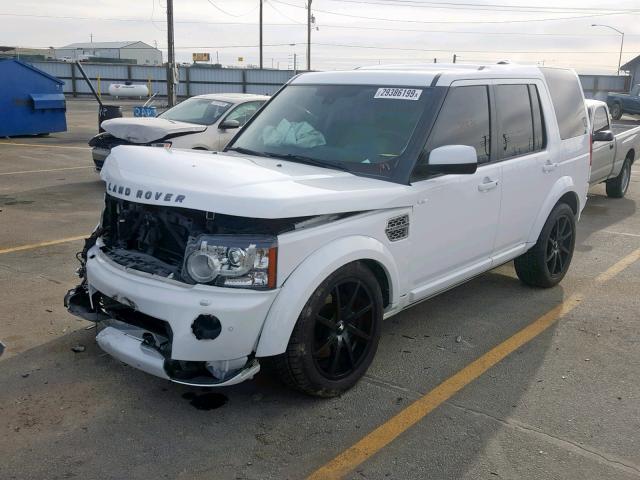 SALAK2D41DA680023 - 2013 LAND ROVER LR4 HSE LU WHITE photo 2