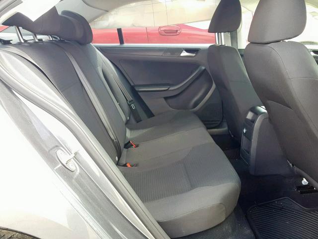 3VW2K7AJ8FM231007 - 2015 VOLKSWAGEN JETTA BASE CHARCOAL photo 6