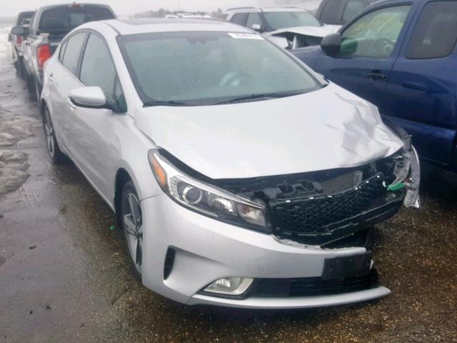 3KPFN4A80HE004950 - 2017 KIA FORTE EX SILVER photo 1