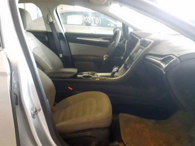 3FA6P0G70DR188197 - 2013 FORD FUSION S SILVER photo 5