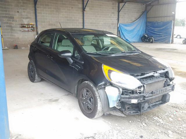 KNADM5A38D6227755 - 2013 KIA RIO LX BLACK photo 1