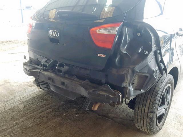 KNADM5A38D6227755 - 2013 KIA RIO LX BLACK photo 9