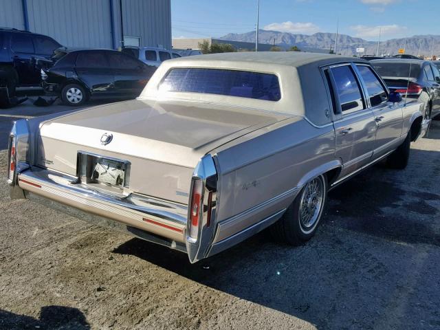 1G6DW5477NR701211 - 1992 CADILLAC BROUGHAM TAN photo 4