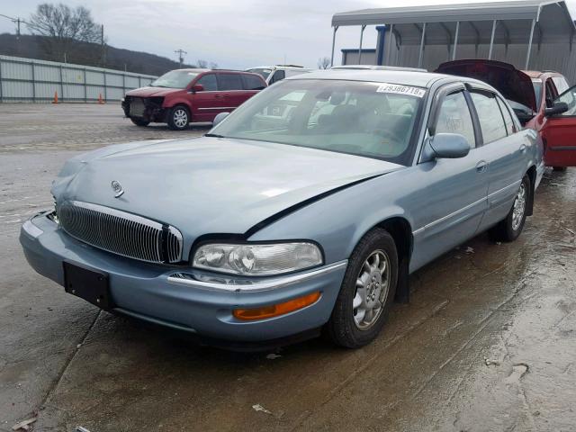 1G4CW54K844112527 - 2004 BUICK PARK AVENU BLUE photo 2