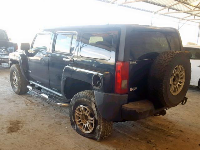 5GTDN136468165738 - 2006 HUMMER H3 BLACK photo 3