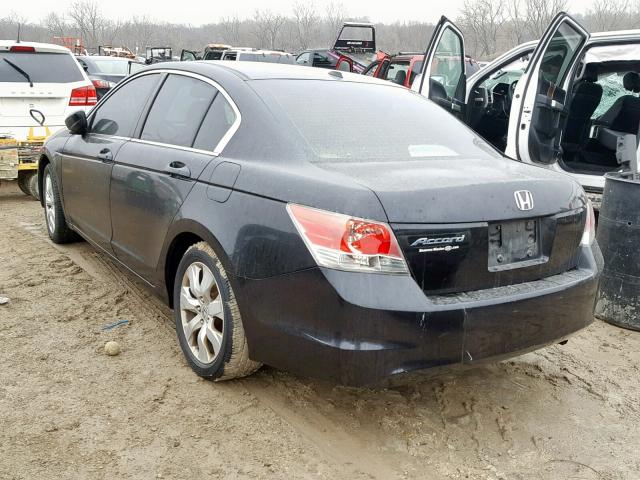 1HGCP268X8A164574 - 2008 HONDA ACCORD EXL BLACK photo 3