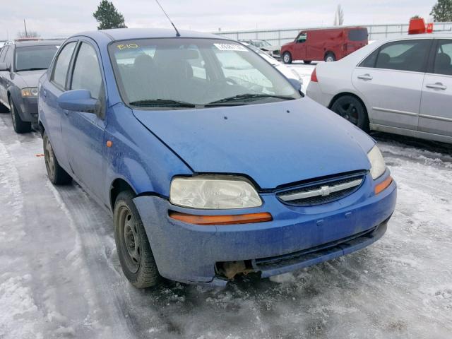 KL1TD56636B665974 - 2006 CHEVROLET AVEO BASE ლურჯი ფოტო 1