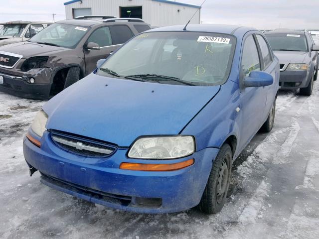 KL1TD56636B665974 - 2006 CHEVROLET AVEO BASE ლურჯი ფოტო 2