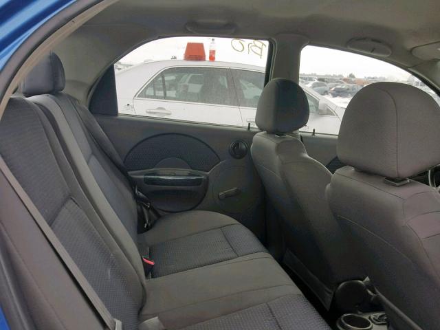 KL1TD56636B665974 - 2006 CHEVROLET AVEO BASE ლურჯი ფოტო 6