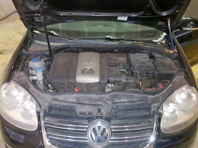 3VWEF71K67M067459 - 2007 VOLKSWAGEN JETTA WOLF BLACK photo 7