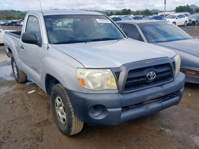 5TENX22N15Z098968 - 2005 TOYOTA TACOMA SILVER photo 1