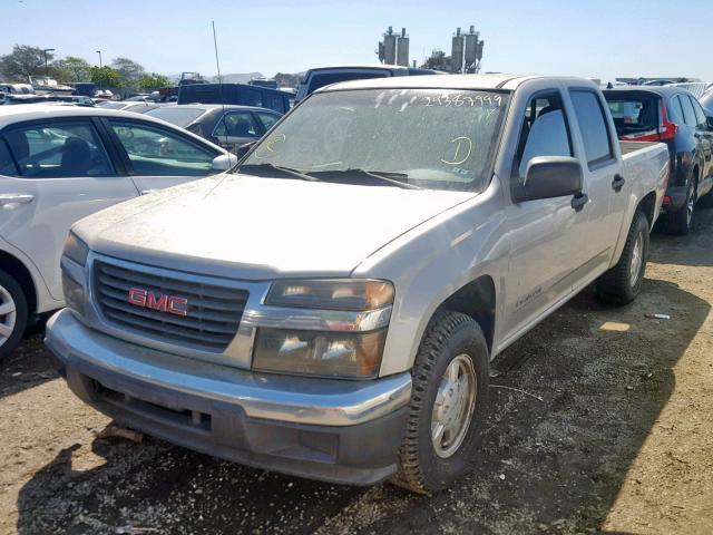 1GTCS136558108488 - 2005 GMC CANYON TAN photo 2