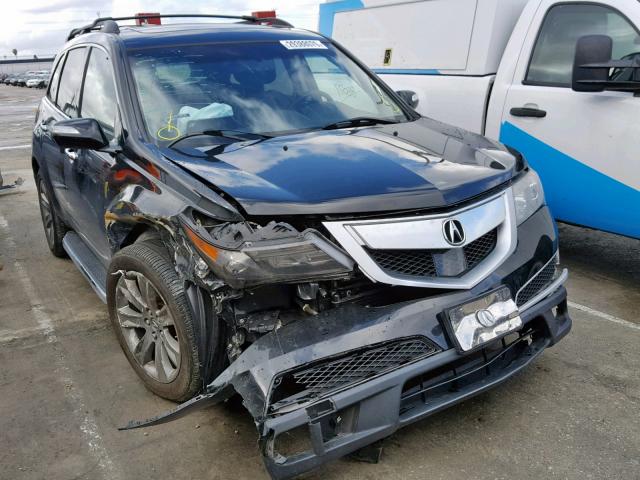 2HNYD2H7XBH520025 - 2011 ACURA MDX ADVANC BLACK photo 1