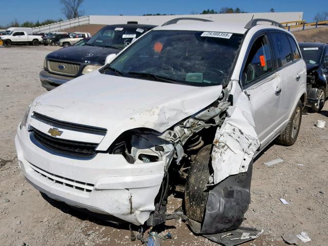 3GNAL3E50CS643888 - 2012 CHEVROLET CAPTIVA SP WHITE photo 2