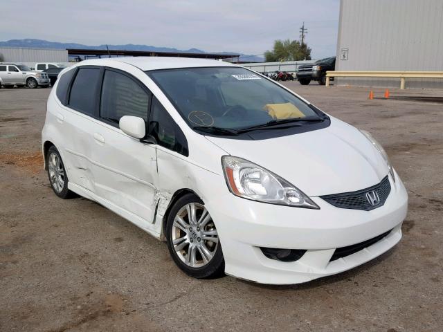 JHMGE8H51BC010759 - 2011 HONDA FIT SPORT WHITE photo 1