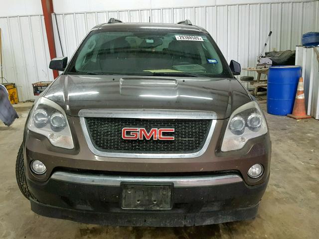 1GKKRNED0CJ249358 - 2012 GMC ACADIA SLE BROWN photo 9