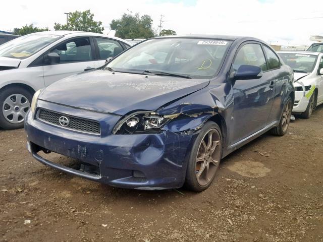 JTKDE177360090015 - 2006 TOYOTA SCION TC ლურჯი ფოტო 2