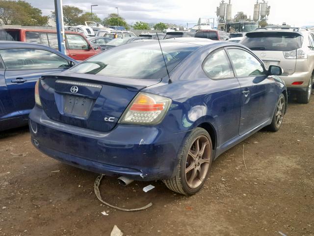 JTKDE177360090015 - 2006 TOYOTA SCION TC ლურჯი ფოტო 4
