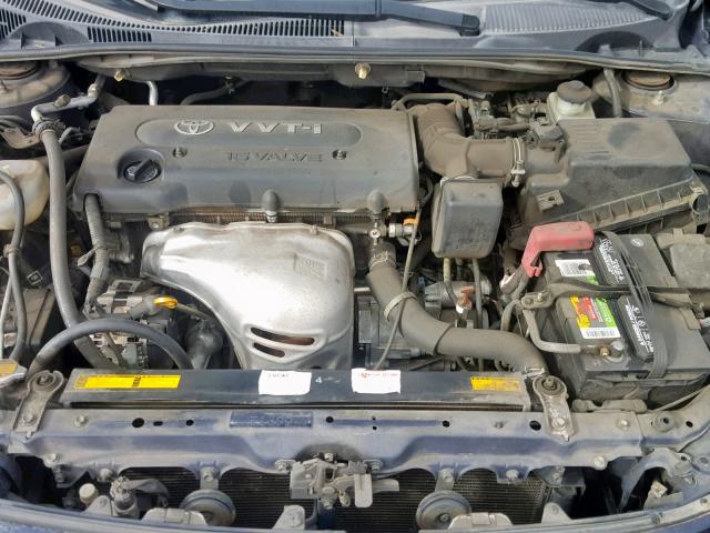 JTKDE177360090015 - 2006 TOYOTA SCION TC ლურჯი ფოტო 7