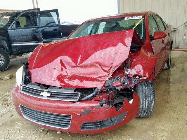 2G1WU581469239342 - 2006 CHEVROLET IMPALA LTZ RED photo 2