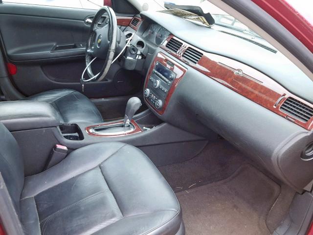 2G1WU581469239342 - 2006 CHEVROLET IMPALA LTZ RED photo 5