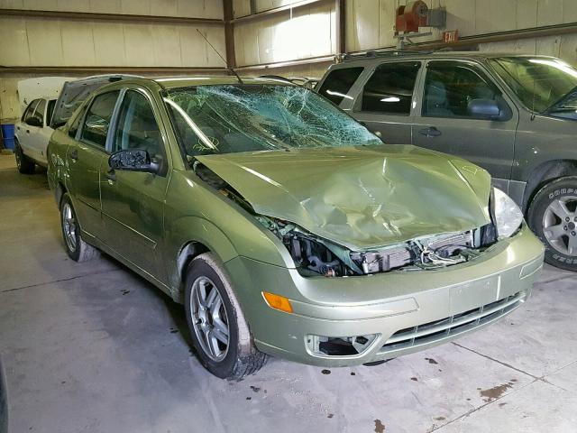 1FAFP34NX7W235838 - 2007 FORD FOCUS ZX4 GREEN photo 1