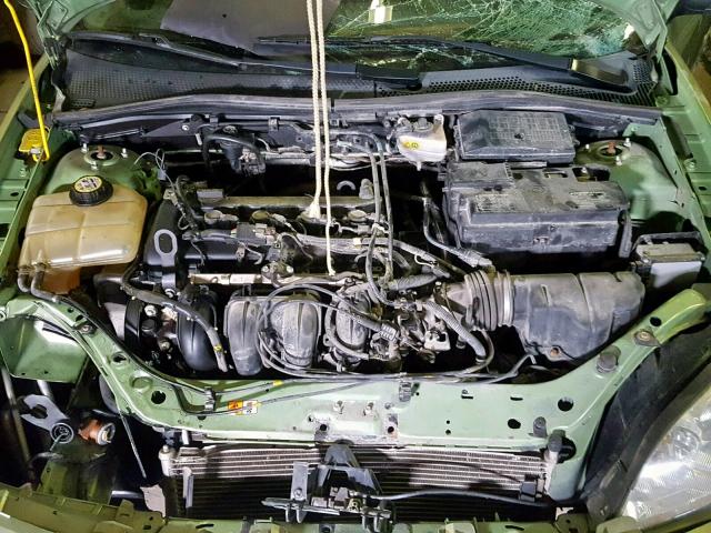 1FAFP34NX7W235838 - 2007 FORD FOCUS ZX4 GREEN photo 7