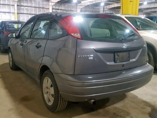 1FAHP37N97W192050 - 2007 FORD FOCUS ZX5 SILVER photo 3