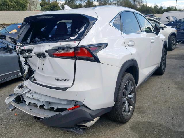 JTJYARBZ0G2048447 - 2016 LEXUS NX 200T WHITE photo 4