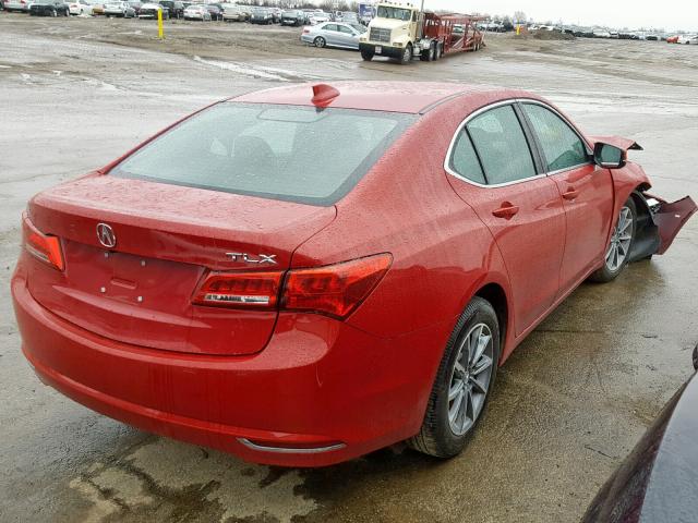 19UUB1F53JA008773 - 2018 ACURA TLX TECH RED photo 4