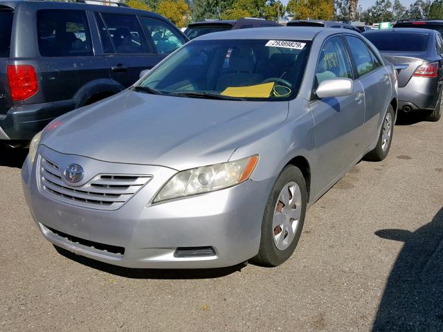 4T1BE46K47U096823 - 2007 TOYOTA CAMRY NEW SILVER photo 2