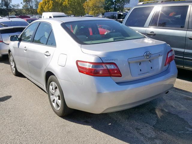 4T1BE46K47U096823 - 2007 TOYOTA CAMRY NEW SILVER photo 3