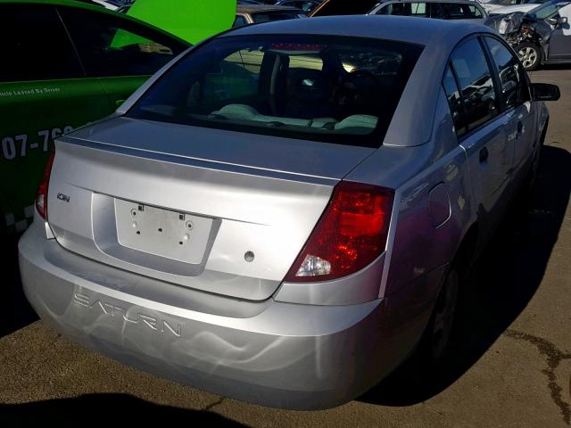 1G8AF52FX5Z146291 - 2005 SATURN ION LEVEL SILVER photo 4