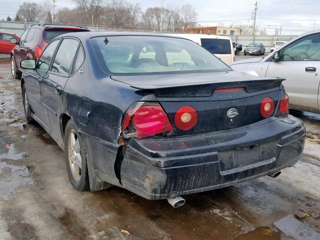 2G1WP521X49298733 - 2004 CHEVROLET IMPALA SS BLACK photo 3