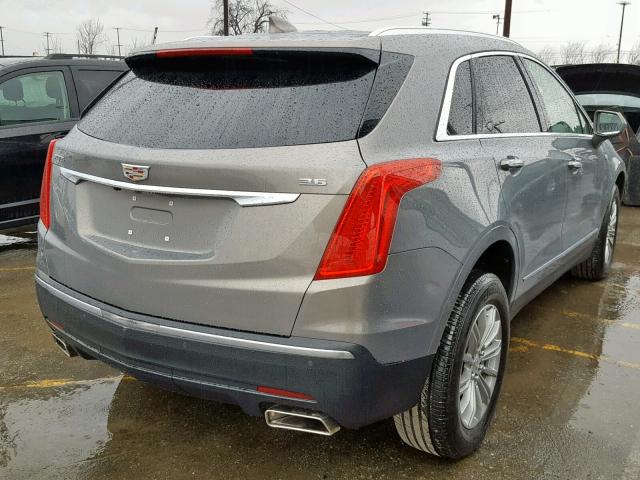 1GYKNBRS3HZ251610 - 2017 CADILLAC XT5 LUXURY BROWN photo 4