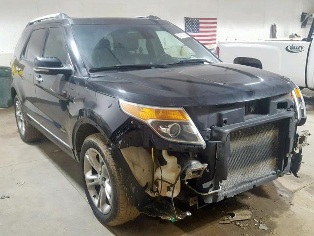 1FM5K8F84DGA03889 - 2013 FORD EXPLORER L BLACK photo 1