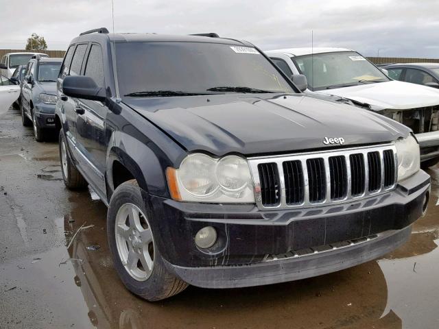 1J8HR58PX7C536026 - 2007 JEEP GRAND CHER BLACK photo 1