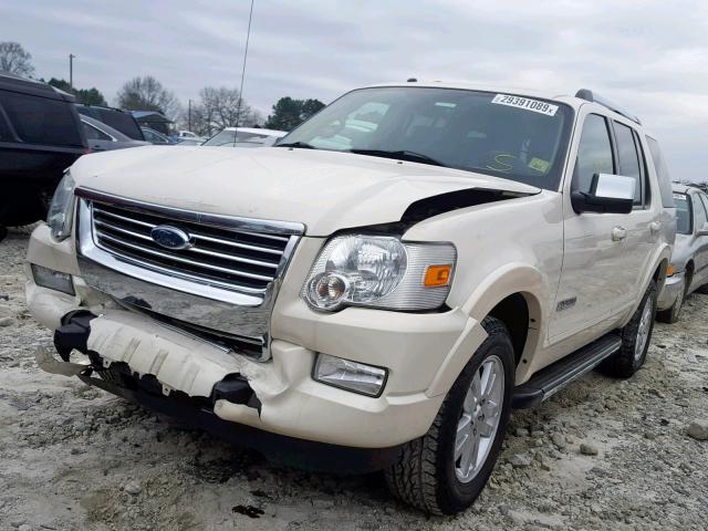 1FMEU65E37UA85030 - 2007 FORD EXPLORER L WHITE photo 2